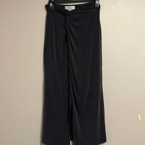 Anthropologie xs charcoal gray maxi skirt